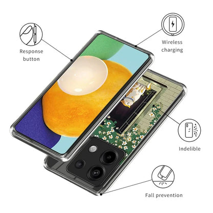 For Xiaomi Redmi Note 13 Pro 5G / Poco X6 5G TPU Case Slim Pattern Printing Shockproof Phone Cover