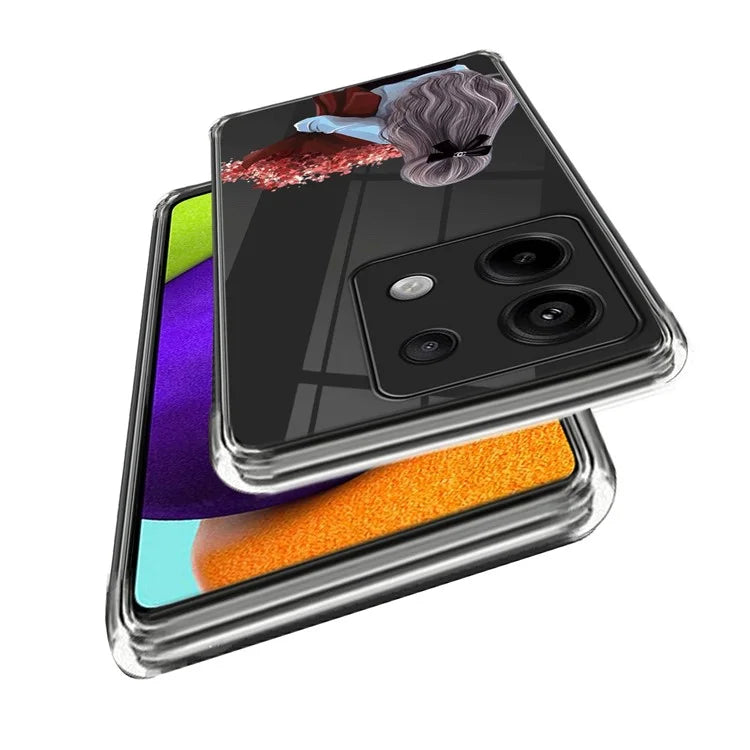 For Xiaomi Redmi Note 13 Pro 5G / Poco X6 5G TPU Case Slim Pattern Printing Shockproof Phone Cover