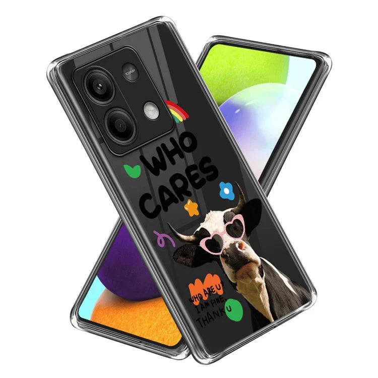 For Xiaomi Redmi Note 13 5G Case Slim Pattern Printing Soft TPU Phone Protector