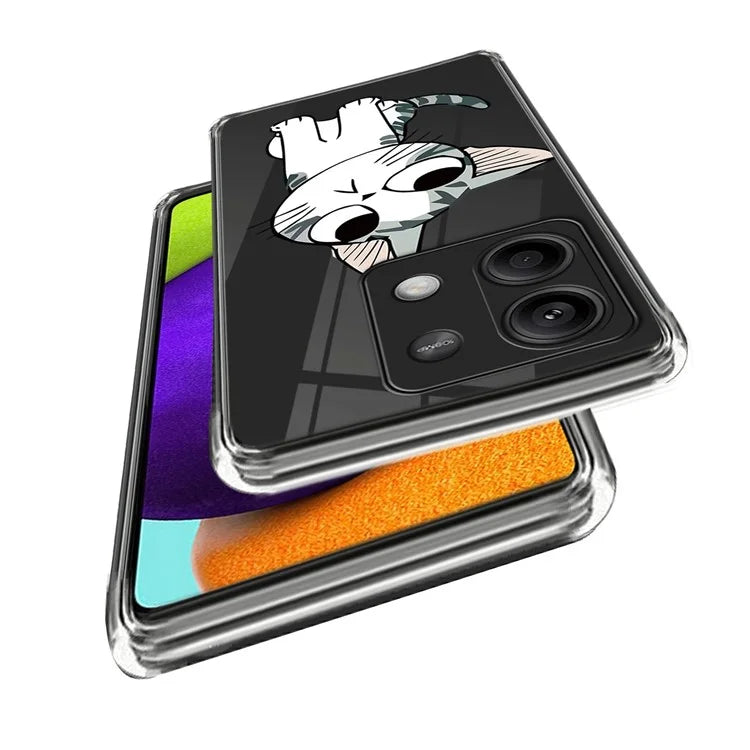 Phone Case for Xiaomi Redmi Note 13 5G Shell Pattern Printing Scratch-proof TPU Cover