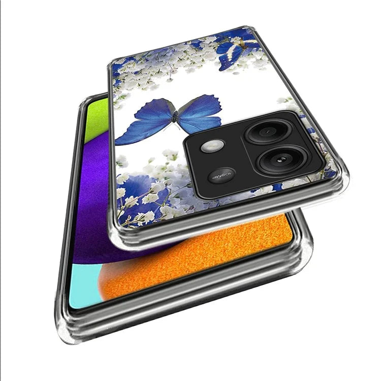 Phone Case for Xiaomi Redmi Note 13 5G Shell Pattern Printing Scratch-proof TPU Cover