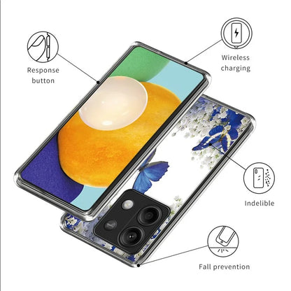 Phone Case for Xiaomi Redmi Note 13 5G Shell Pattern Printing Scratch-proof TPU Cover