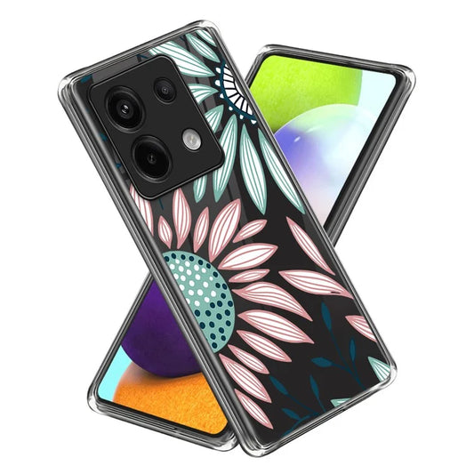 For Xiaomi Redmi Note 13 Pro 5G / Poco X6 5G Shockproof Case Pattern Printing TPU Phone Cover