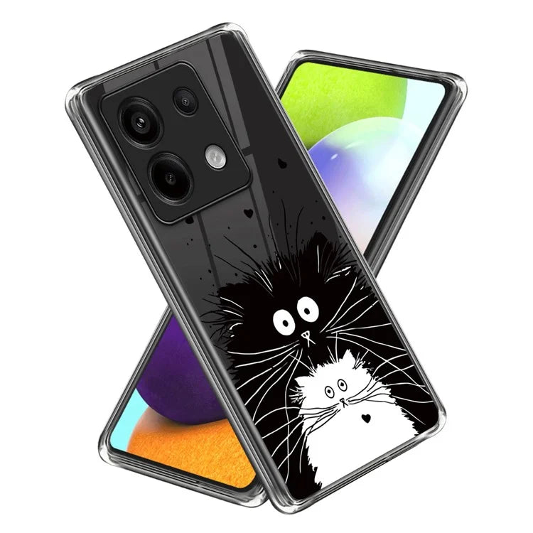 For Xiaomi Redmi Note 13 Pro 5G / Poco X6 5G Shockproof Case Pattern Printing TPU Phone Cover