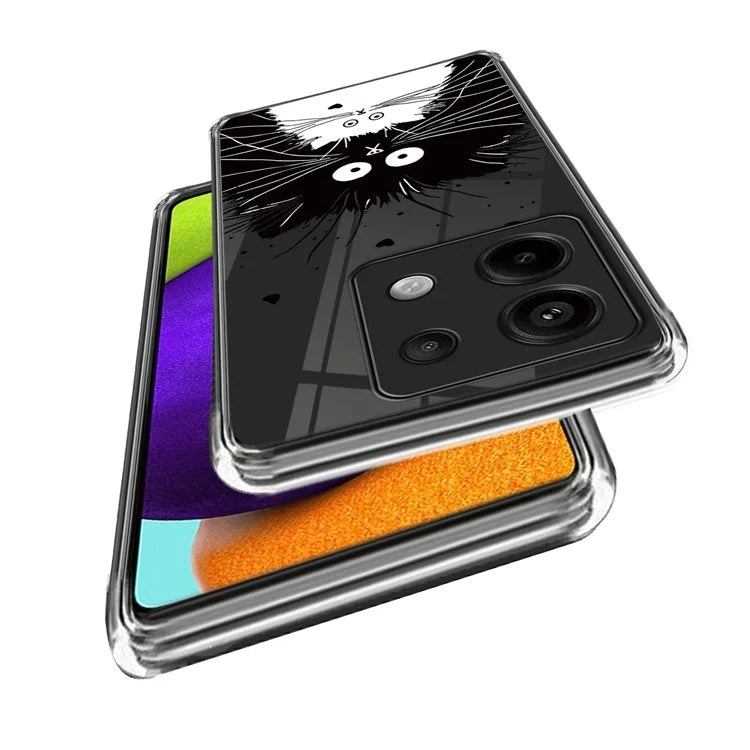 For Xiaomi Redmi Note 13 Pro 5G / Poco X6 5G Shockproof Case Pattern Printing TPU Phone Cover