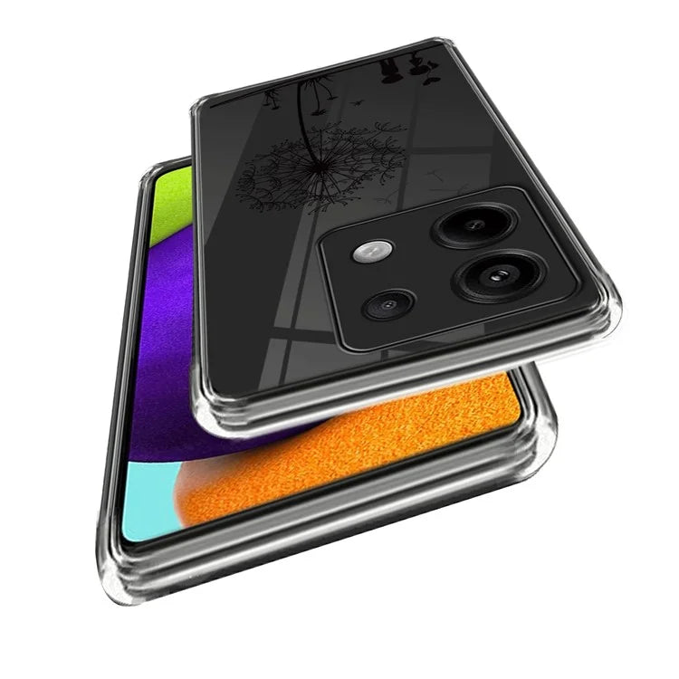 For Xiaomi Redmi Note 13 Pro 5G / Poco X6 5G Shockproof Case Pattern Printing TPU Phone Cover