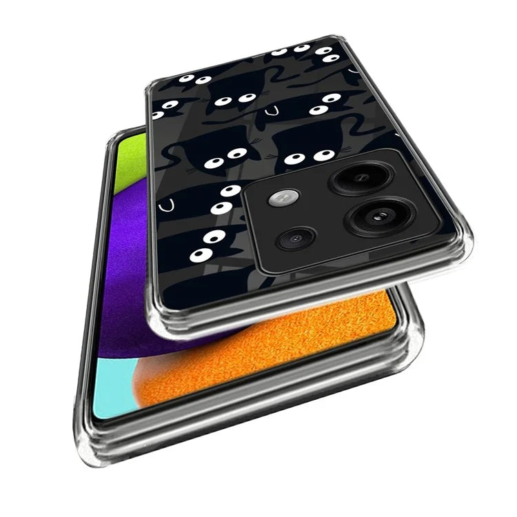 For Xiaomi Redmi Note 13 Pro 5G / Poco X6 5G Shockproof Case Pattern Printing TPU Phone Cover