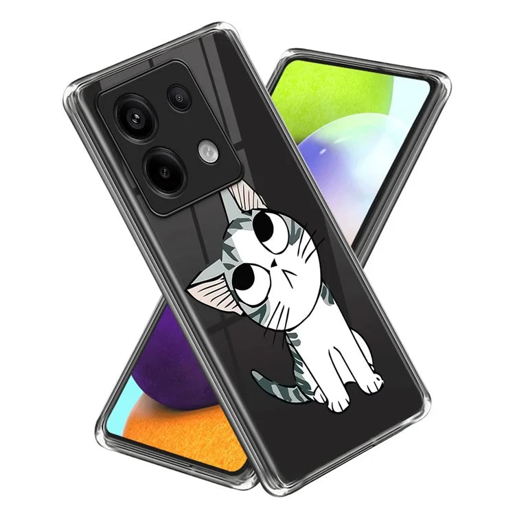 For Xiaomi Redmi Note 13 Pro 5G / Poco X6 5G Shockproof Case Pattern Printing TPU Phone Cover