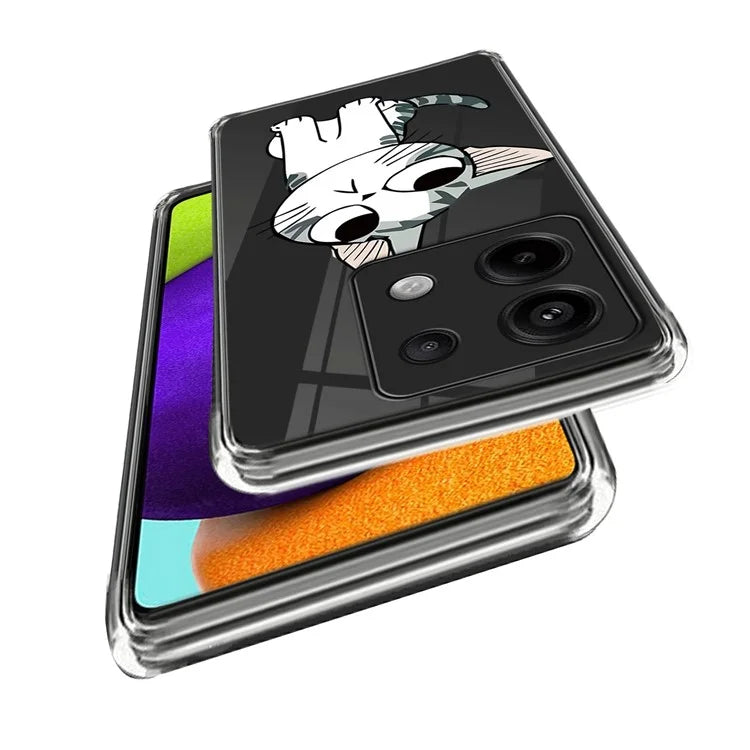 For Xiaomi Redmi Note 13 Pro 5G / Poco X6 5G Shockproof Case Pattern Printing TPU Phone Cover