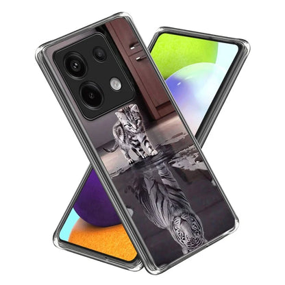 For Xiaomi Redmi Note 13 Pro 5G / Poco X6 5G Shockproof Case Pattern Printing TPU Phone Cover