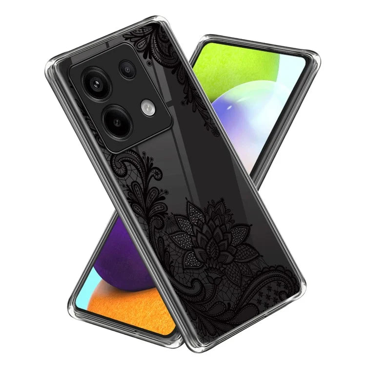 For Xiaomi Redmi Note 13 Pro 5G / Poco X6 5G Shockproof Case Pattern Printing TPU Phone Cover