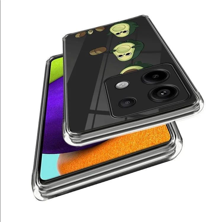 For Xiaomi Redmi Note 13 Pro 5G / Poco X6 5G Shockproof Case Pattern Printing TPU Phone Cover