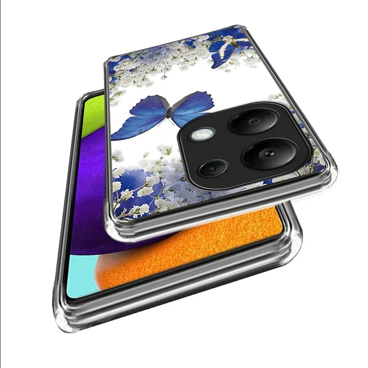 TPU Case for Xiaomi Redmi Note 13 Pro 4G / Poco M6 Pro 4G Shell Pattern Printing Phone Cover