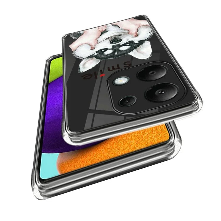 TPU Case for Xiaomi Redmi Note 13 Pro 4G / Poco M6 Pro 4G Shell Pattern Printing Phone Cover