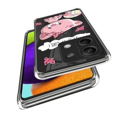 For Xiaomi Redmi Note 13 5G TPU Case Slim-Fit Pattern Printing Phone Back Protector