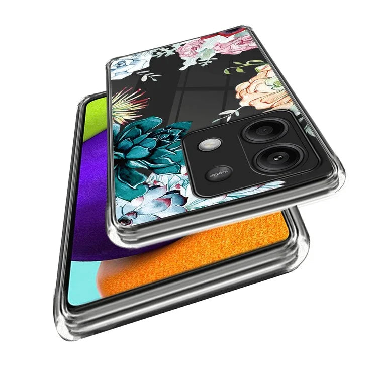 For Xiaomi Redmi Note 13 5G TPU Case Slim-Fit Pattern Printing Phone Back Protector
