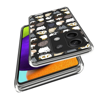 For Xiaomi Redmi Note 13 5G TPU Case Slim-Fit Pattern Printing Phone Back Protector