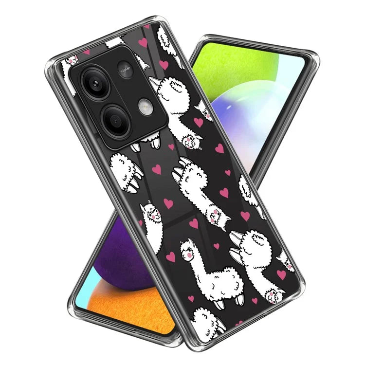 For Xiaomi Redmi Note 13 5G TPU Case Slim-Fit Pattern Printing Phone Back Protector