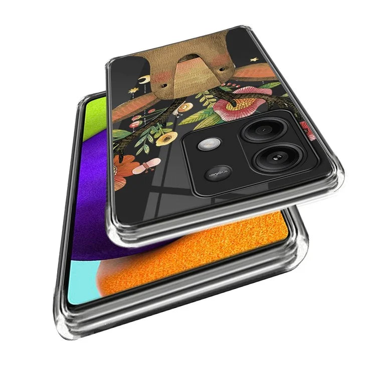 For Xiaomi Redmi Note 13 5G TPU Case Slim-Fit Pattern Printing Phone Back Protector
