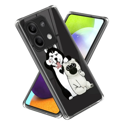 For Xiaomi Redmi Note 13 5G TPU Case Slim-Fit Pattern Printing Phone Back Protector