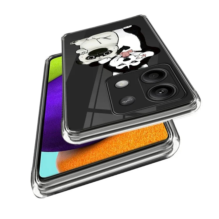 For Xiaomi Redmi Note 13 5G TPU Case Slim-Fit Pattern Printing Phone Back Protector