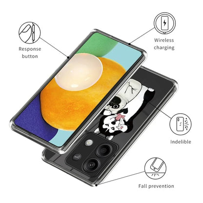 For Xiaomi Redmi Note 13 5G TPU Case Slim-Fit Pattern Printing Phone Back Protector