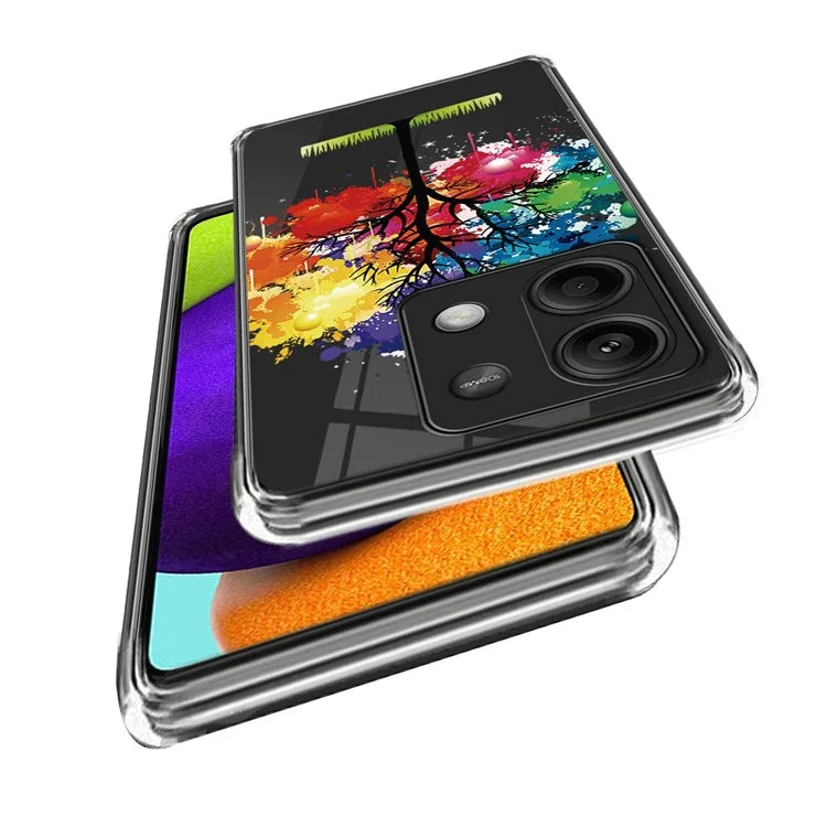 For Xiaomi Redmi Note 13 5G TPU Case Slim-Fit Pattern Printing Phone Back Protector