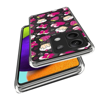 For Xiaomi Redmi Note 13 5G TPU Case Slim-Fit Pattern Printing Phone Back Protector