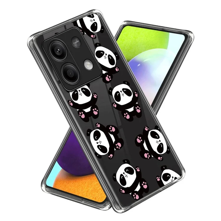 For Xiaomi Redmi Note 13 5G TPU Case Slim-Fit Pattern Printing Phone Back Protector