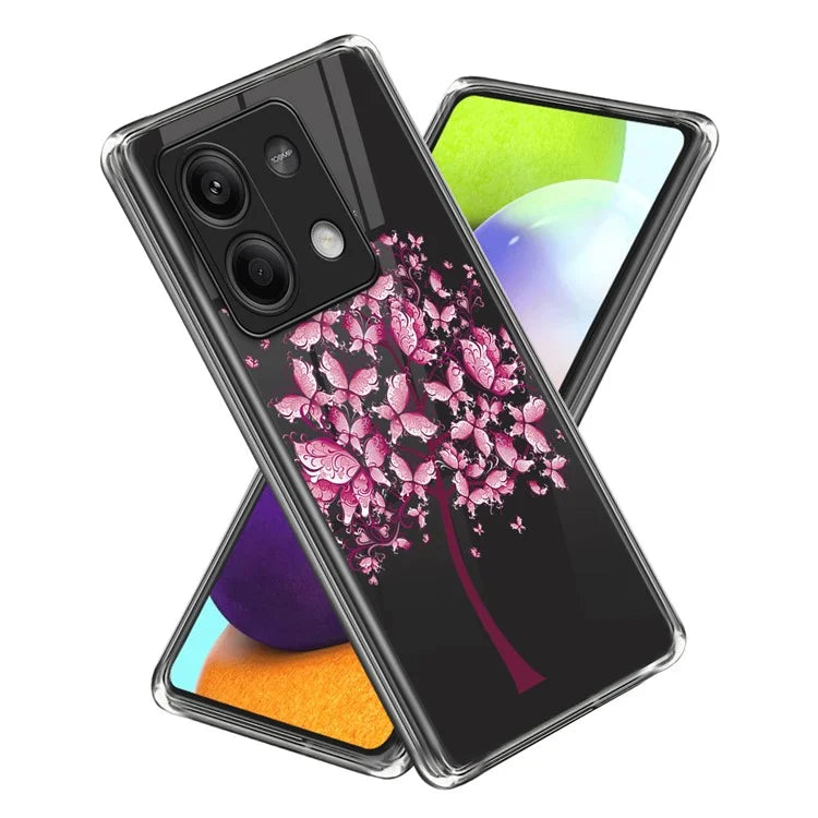 For Xiaomi Redmi Note 13 5G TPU Case Slim-Fit Pattern Printing Phone Back Protector