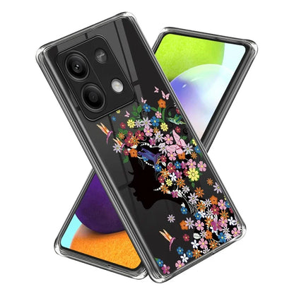 For Xiaomi Redmi Note 13 5G TPU Case Slim-Fit Pattern Printing Phone Back Protector