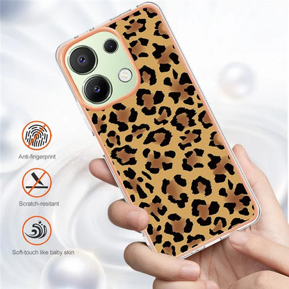 YB IMD Series-19 Style-D For Xiaomi Redmi Note 13 4G TPU Case Electroplated Pattern Phone Cover