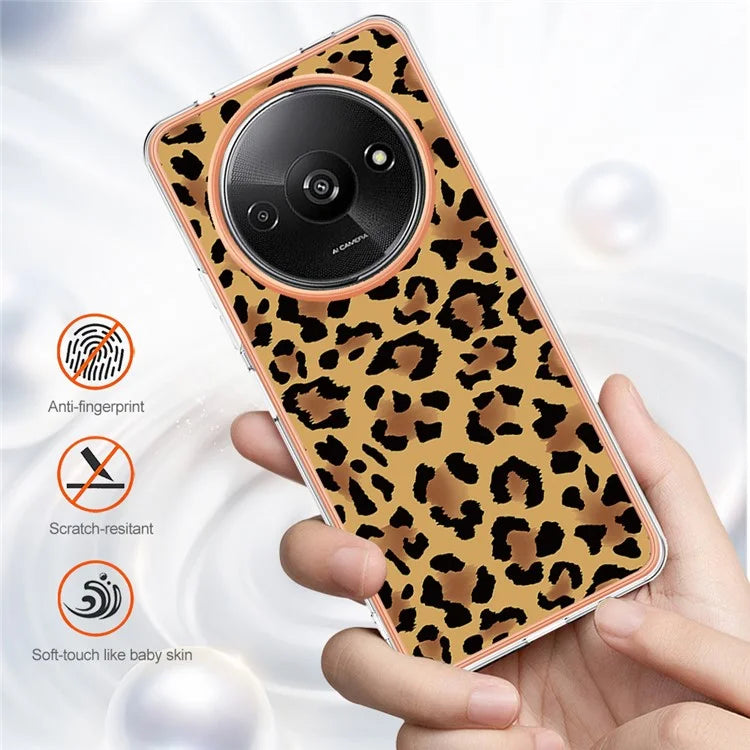 YB IMD Series-19 Style-D For Xiaomi Redmi A3+ Case Pattern Print TPU Ultra Thin Smart Phone Shell
