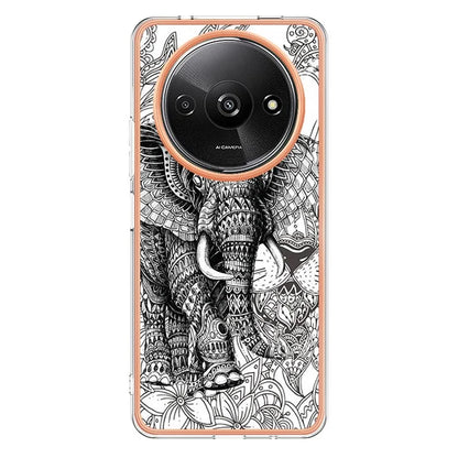 YB IMD Series-19 Style-D For Xiaomi Redmi A3+ Case Pattern Print TPU Ultra Thin Smart Phone Shell