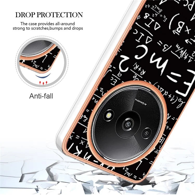 YB IMD Series-19 Style-D For Xiaomi Redmi A3+ Case Pattern Print TPU Ultra Thin Smart Phone Shell