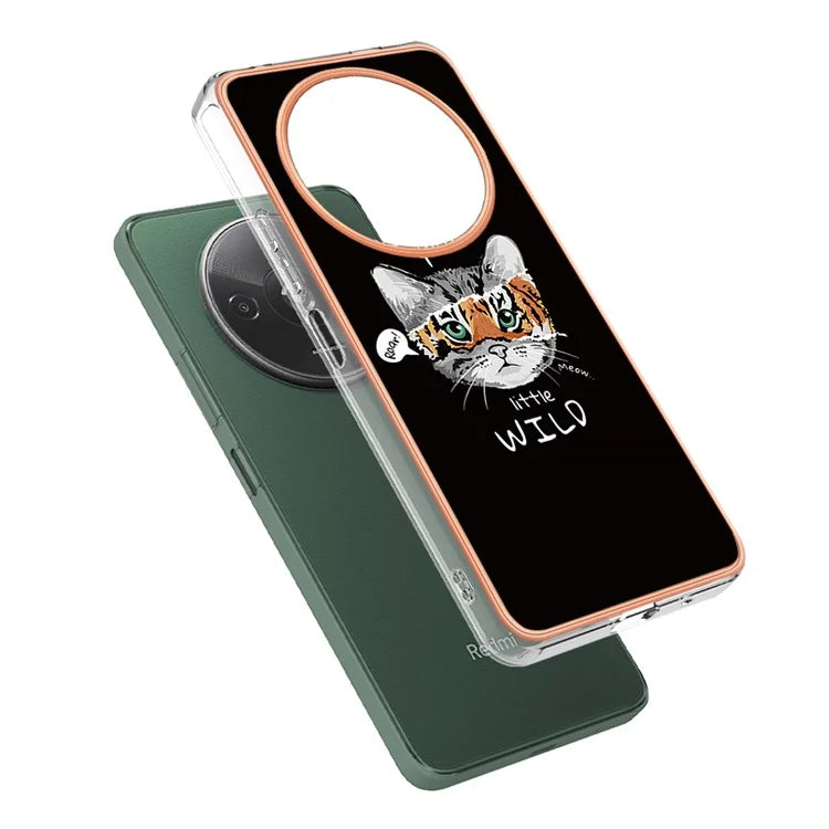 YB IMD Series-19 Style-D For Xiaomi Redmi A3+ Case Pattern Print TPU Ultra Thin Smart Phone Shell