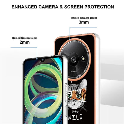 YB IMD Series-19 Style-D For Xiaomi Redmi A3+ Case Pattern Print TPU Ultra Thin Smart Phone Shell