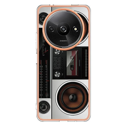 YB IMD Series-19 Style-D For Xiaomi Redmi A3+ Case Pattern Print TPU Ultra Thin Smart Phone Shell