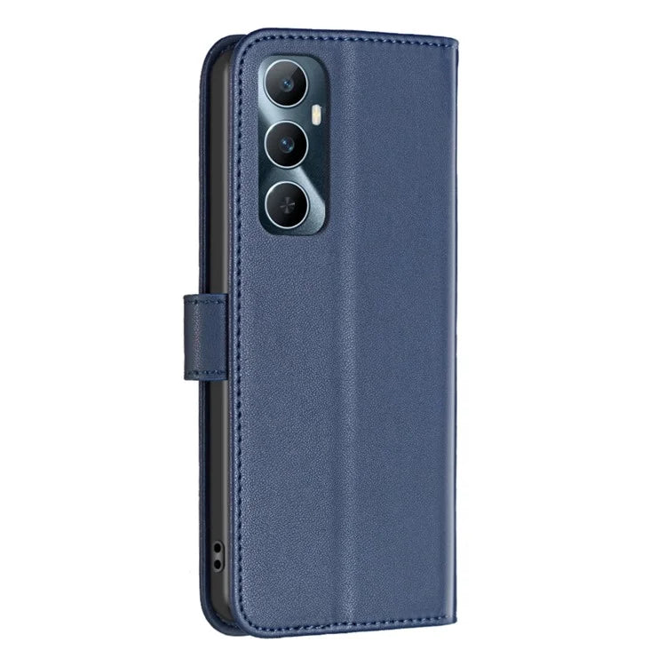 BINFEN COLOR BF17 For Realme C65 4G Wallet Case Folio Flip Leather Phone Cover