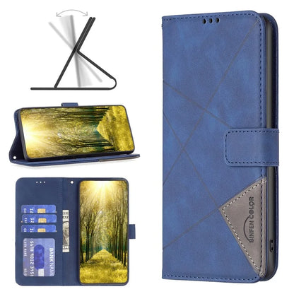 BINFEN COLOR BF05 For Samsung Galaxy M55 5G / C55 5G / F55 5G Wallet Case Geometric Leather Phone Cover