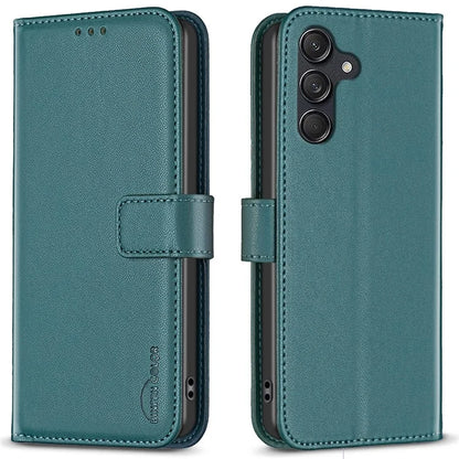 BINFEN COLOR BF17 For Samsung Galaxy M55 5G / C55 5G / F55 5G Wallet Case Shockproof Leather Phone Cover