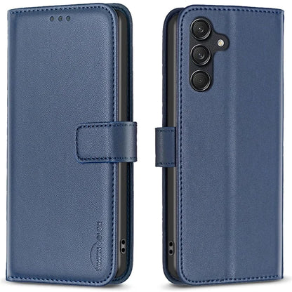 BINFEN COLOR BF17 For Samsung Galaxy M55 5G / C55 5G / F55 5G Wallet Case Shockproof Leather Phone Cover