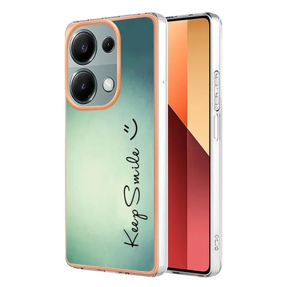 YB IMD Series-19 Style-D For Xiaomi Redmi Note 13 Pro 4G / Poco M6 Pro 4G Case Pattern Printed TPU Phone Cover
