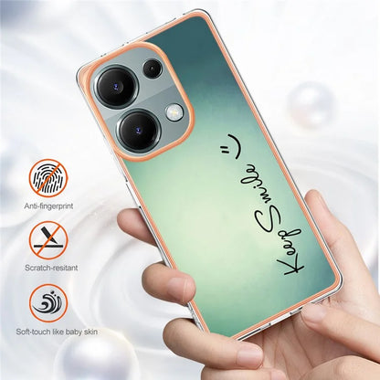 YB IMD Series-19 Style-D For Xiaomi Redmi Note 13 Pro 4G / Poco M6 Pro 4G Case Pattern Printed TPU Phone Cover