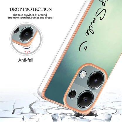 YB IMD Series-19 Style-D For Xiaomi Redmi Note 13 Pro 4G / Poco M6 Pro 4G Case Pattern Printed TPU Phone Cover
