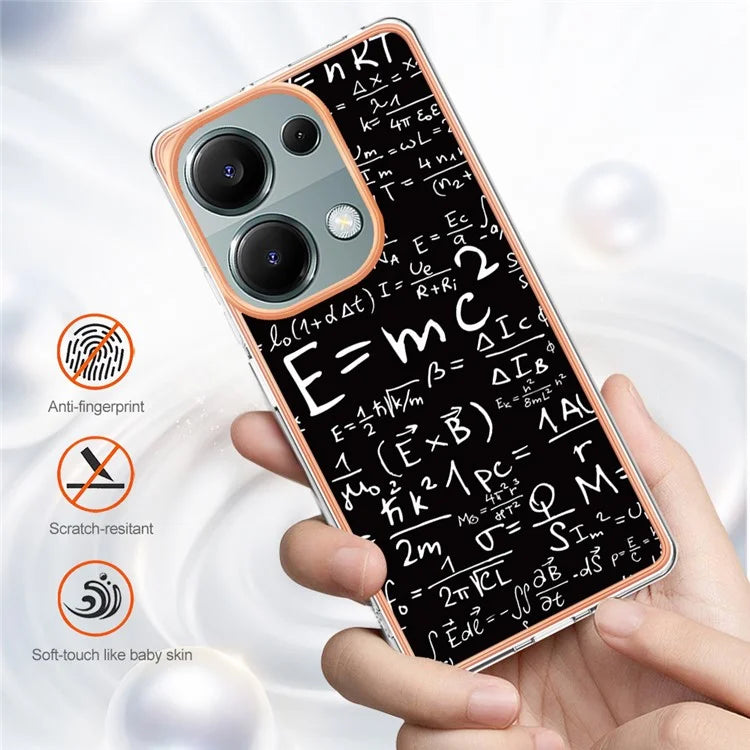 YB IMD Series-19 Style-D For Xiaomi Redmi Note 13 Pro 4G / Poco M6 Pro 4G Case Pattern Printed TPU Phone Cover