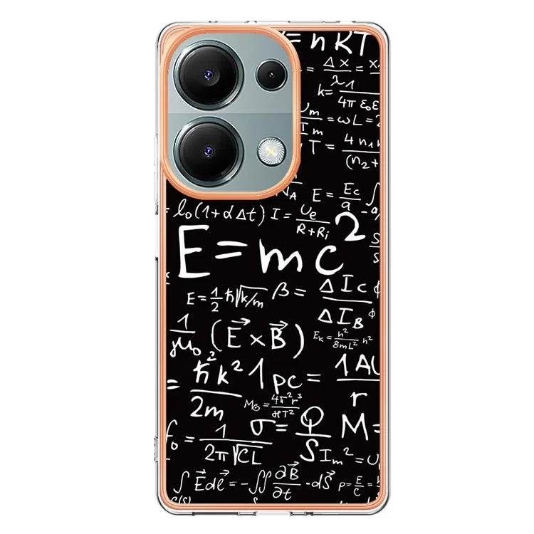YB IMD Series-19 Style-D For Xiaomi Redmi Note 13 Pro 4G / Poco M6 Pro 4G Case Pattern Printed TPU Phone Cover