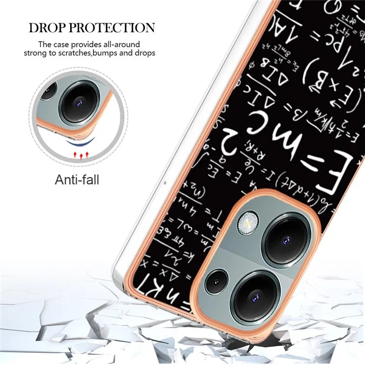 YB IMD Series-19 Style-D For Xiaomi Redmi Note 13 Pro 4G / Poco M6 Pro 4G Case Pattern Printed TPU Phone Cover