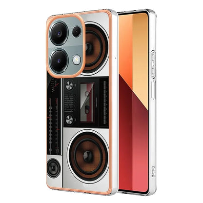 YB IMD Series-19 Style-D For Xiaomi Redmi Note 13 Pro 4G / Poco M6 Pro 4G Case Pattern Printed TPU Phone Cover