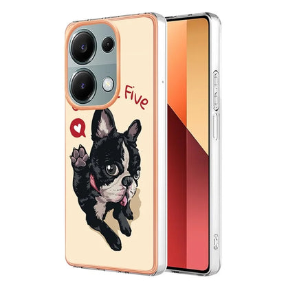 YB IMD Series-19 Style-D For Xiaomi Redmi Note 13 Pro 4G / Poco M6 Pro 4G Case Pattern Printed TPU Phone Cover